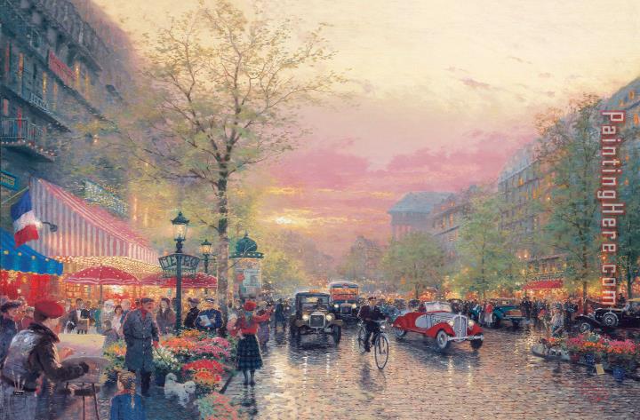 Thomas Kinkade Paris, City of Lights